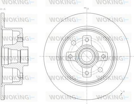 Woking D6217.00 - Discofreno autozon.pro