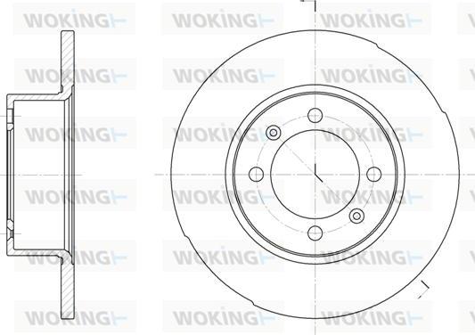 Woking D6286.00 - Discofreno autozon.pro