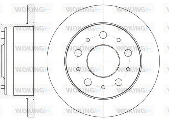 Woking D6741.00 - Discofreno autozon.pro