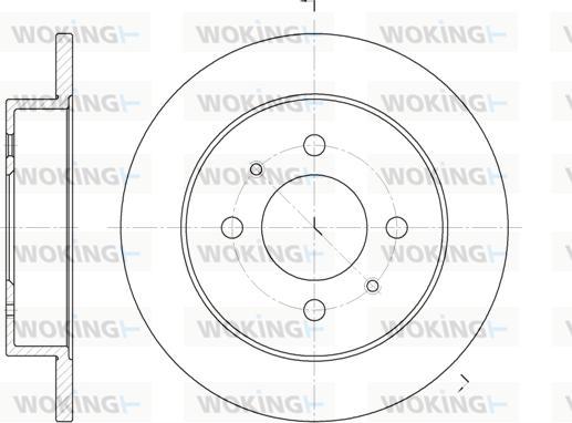 Woking D6765.00 - Discofreno autozon.pro