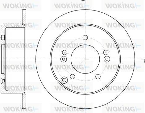 Woking D6766.00 - Discofreno autozon.pro