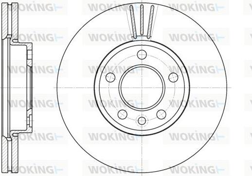 Woking D6708.10 - Discofreno autozon.pro