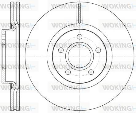 Woking D6711.10 - Discofreno autozon.pro