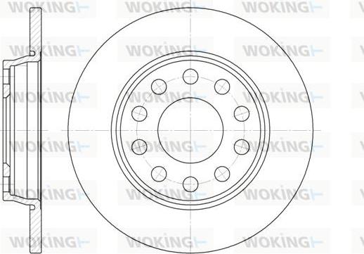 Woking D6731.00 - Discofreno autozon.pro