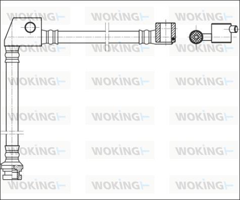 Woking G1904.25 - Flessibile del freno autozon.pro