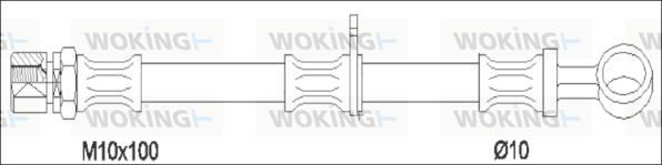 Woking G1904.21 - Flessibile del freno autozon.pro