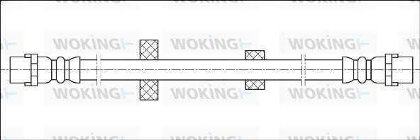 Woking G1900.42 - Flessibile del freno autozon.pro