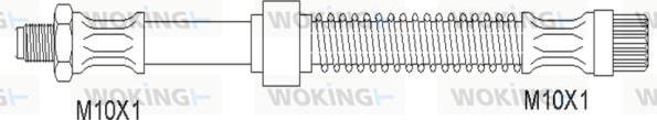 Woking G1901.70 - Flessibile del freno autozon.pro