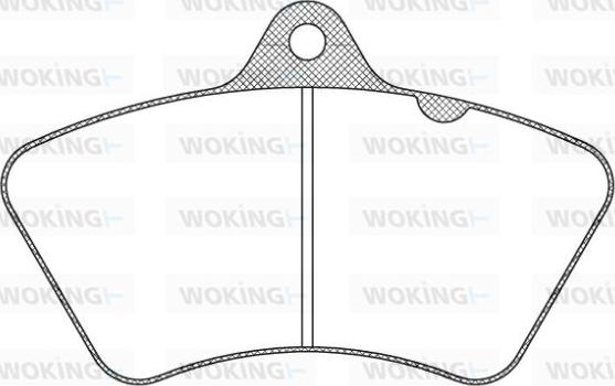 Woking JSA 9263.20 - Kit pastiglie freno, Freno a disco autozon.pro