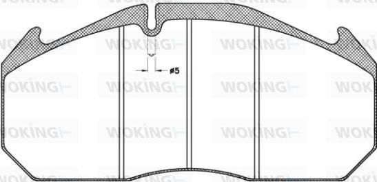 Woking JSA 4063.11 - Kit pastiglie freno, Freno a disco autozon.pro