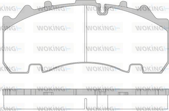 Woking JSA 14543.10 - Kit pastiglie freno, Freno a disco autozon.pro