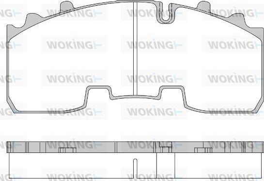 Woking JSA 14563.10 - Kit pastiglie freno, Freno a disco autozon.pro