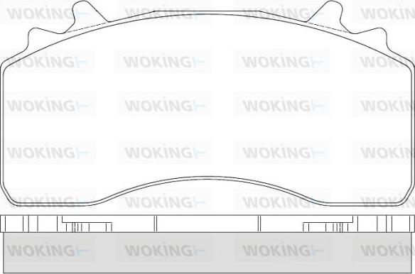 Woking JSA 14263.10 - Kit pastiglie freno, Freno a disco autozon.pro