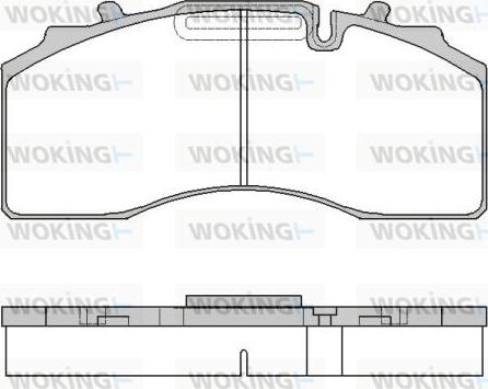 Woking JSA 15153.80 - Kit pastiglie freno, Freno a disco autozon.pro