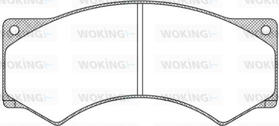 Woking JSA 3773.00 - Kit pastiglie freno, Freno a disco autozon.pro