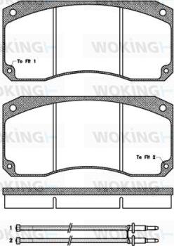 CAR PNT3511 - Kit pastiglie freno, Freno a disco autozon.pro