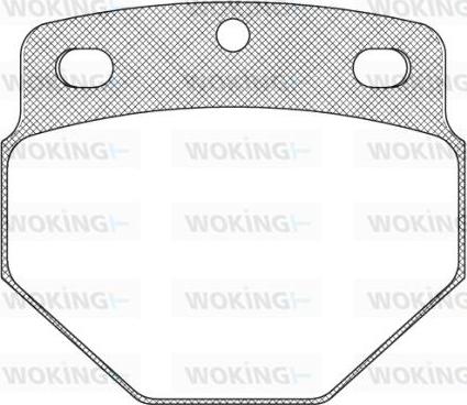 Woking JSA 2273.00 - Kit pastiglie freno, Freno a disco autozon.pro