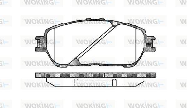 Woking P9983.00 - Kit pastiglie freno, Freno a disco autozon.pro