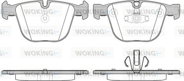 Woking P9923.20 - Kit pastiglie freno, Freno a disco autozon.pro