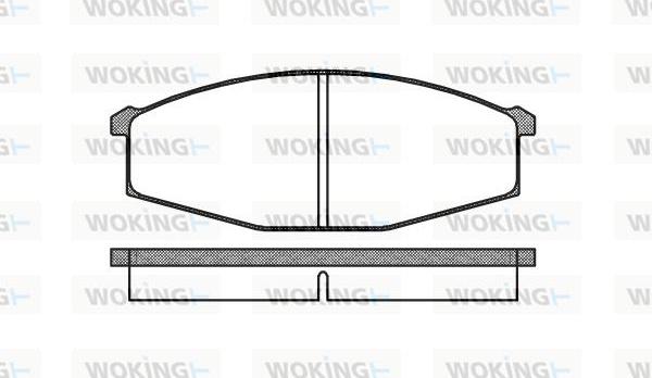 Woking P0293.00 - Kit pastiglie freno, Freno a disco autozon.pro