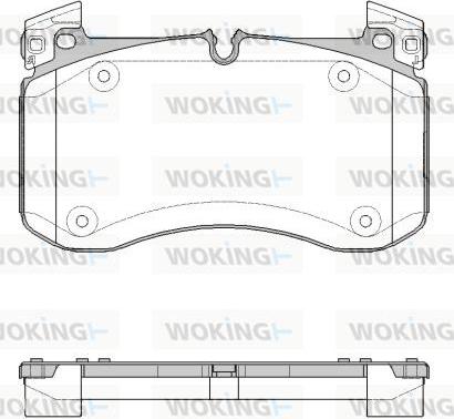 Woking P19403.00 - Kit pastiglie freno, Freno a disco autozon.pro