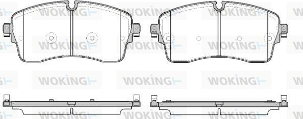 Woking P19153.00 - Kit pastiglie freno, Freno a disco autozon.pro