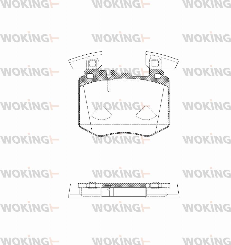 Woking P19833.00 - Kit pastiglie freno, Freno a disco autozon.pro