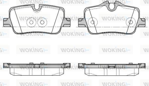 Woking P19733.00 - Kit pastiglie freno, Freno a disco autozon.pro