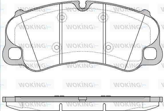 Woking P14953.10 - Kit pastiglie freno, Freno a disco autozon.pro