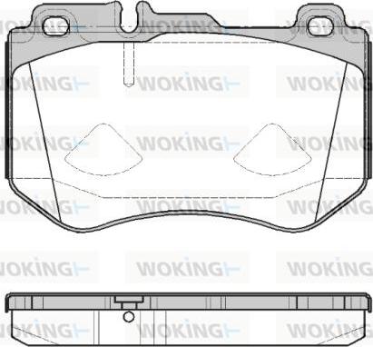 Woking P14913.00 - Kit pastiglie freno, Freno a disco autozon.pro