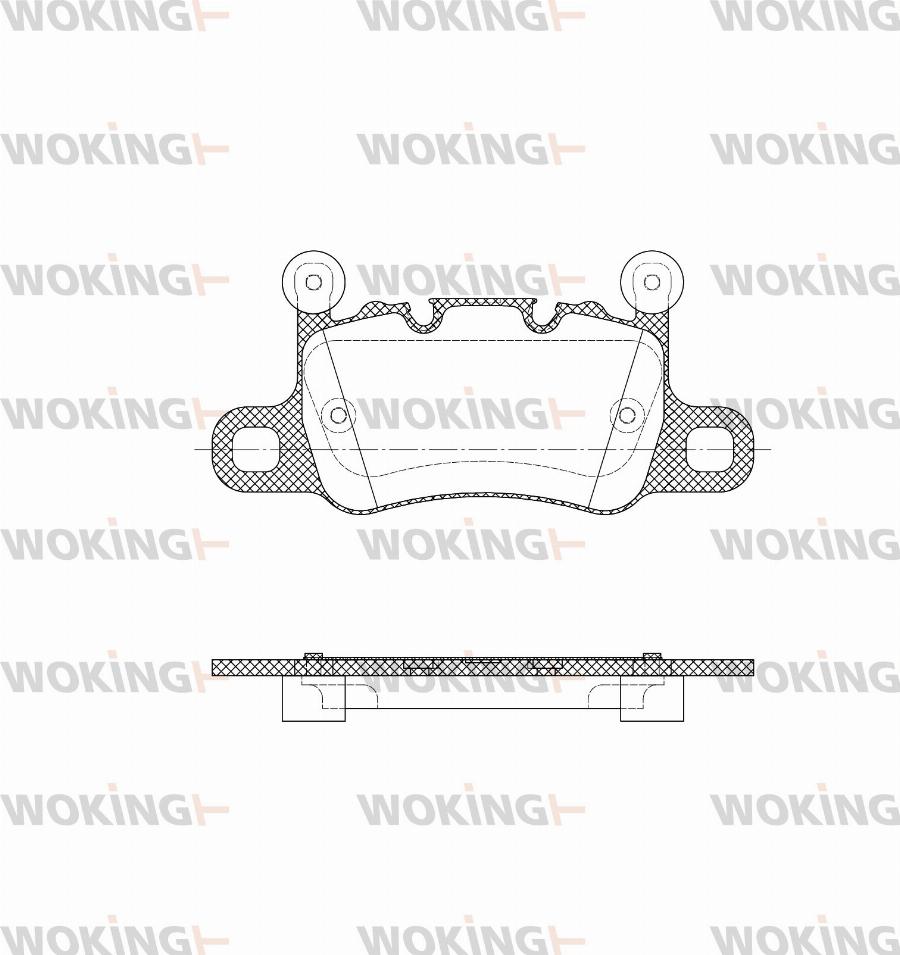 Woking P14983.40 - Kit pastiglie freno, Freno a disco autozon.pro