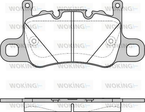 Woking P14983.00 - Kit pastiglie freno, Freno a disco autozon.pro