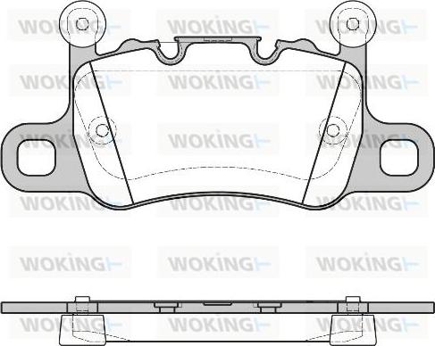 Woking P14983.10 - Kit pastiglie freno, Freno a disco autozon.pro