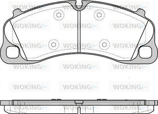 Woking P14973.00 - Kit pastiglie freno, Freno a disco autozon.pro