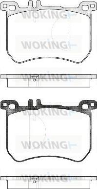 Woking P14333.00 - Kit pastiglie freno, Freno a disco autozon.pro