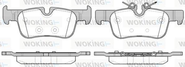 Woking P14733.00 - Kit pastiglie freno, Freno a disco autozon.pro