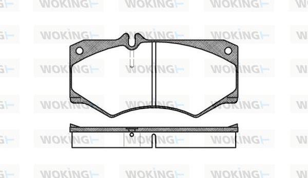 Woking P1473.30 - Kit pastiglie freno, Freno a disco autozon.pro