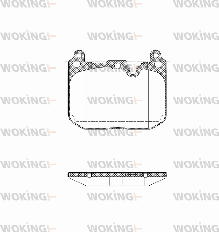 Woking P15913.20 - Kit pastiglie freno, Freno a disco autozon.pro