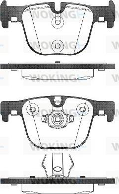 Woking P15933.00 - Kit pastiglie freno, Freno a disco autozon.pro