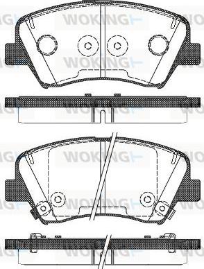 KIA 58101J6A10 - Kit pastiglie freno, Freno a disco autozon.pro