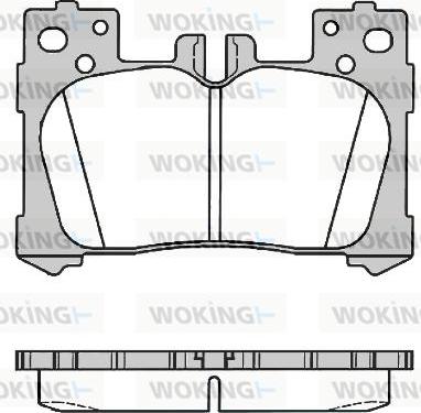 Woking P16913.00 - Kit pastiglie freno, Freno a disco autozon.pro