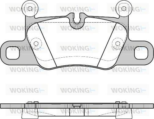 Woking P16143.00 - Kit pastiglie freno, Freno a disco autozon.pro