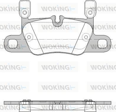 Woking P16143.20 - Kit pastiglie freno, Freno a disco autozon.pro