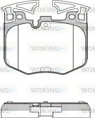 Woking P16113.00 - Kit pastiglie freno, Freno a disco autozon.pro