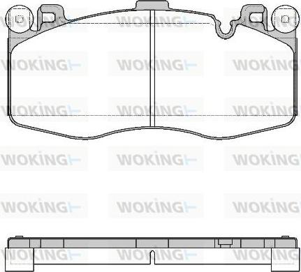 Woking P16333.00 - Kit pastiglie freno, Freno a disco autozon.pro