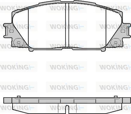 Woking P13243.10 - Kit pastiglie freno, Freno a disco autozon.pro