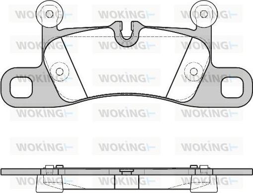 Woking P12793.40 - Kit pastiglie freno, Freno a disco autozon.pro