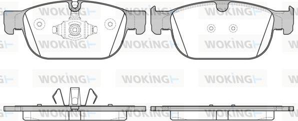 Woking P17963.00 - Kit pastiglie freno, Freno a disco autozon.pro