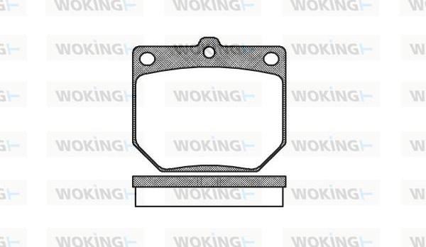 Woking P1773.20 - Kit pastiglie freno, Freno a disco autozon.pro