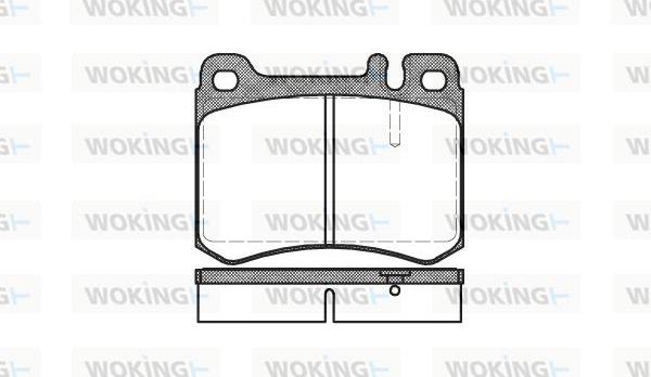 Woking P3603.00 - Kit pastiglie freno, Freno a disco autozon.pro